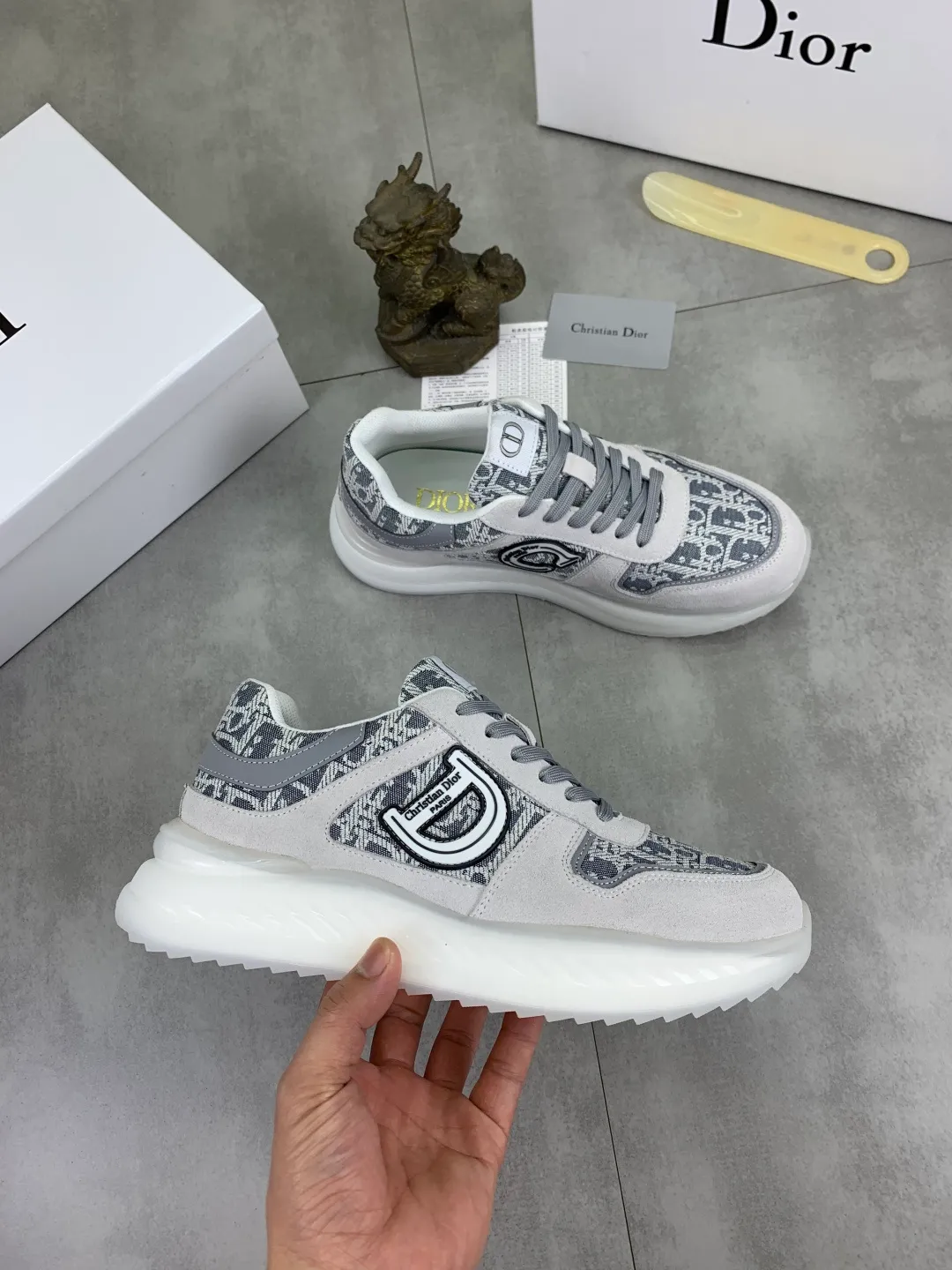 Men's Men's Shoes💰P440💰[New Style]🆘[Dior] 2025 Dior Original Lace-up Low-top Men's Shoes Classic casual shoes 🔥This model is the official classic model, with high quality and made by famous original designers. It is made of high-quality cowhide with original materials➕comfortable and breathable mesh lining➕pigskin insole. The perfect last shape and generous and fashionable design have attracted many consumers and are suitable for drivers to drive🚗. What you want is the highest quality in the market. Color: multi-color. Code number: 38--44 (45 customized)